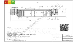 couronne d'orientation (roulement) pour pelle xcmg XE210 (91Z)