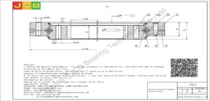 couronne d'orientation (roulement) pour pelle zhenyu ZY210